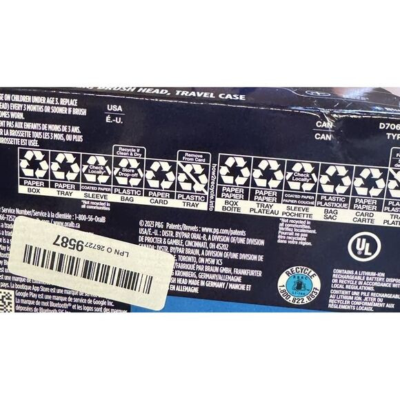 Oral-B Genius X Limited Electric Toothbrush with A.I. - Black - BRAND NEW (NIB) - Picture 8 of 8